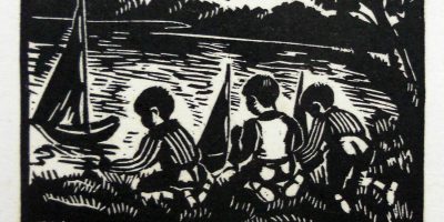 Viera, P. Niños con botes. Tomado de: http://autores.uy/obra/12376